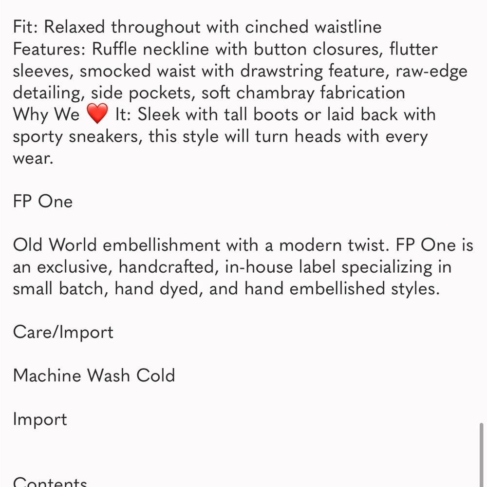 Free People Gray and Orange Ruffle Jumpsuit - Picture 4 of 4